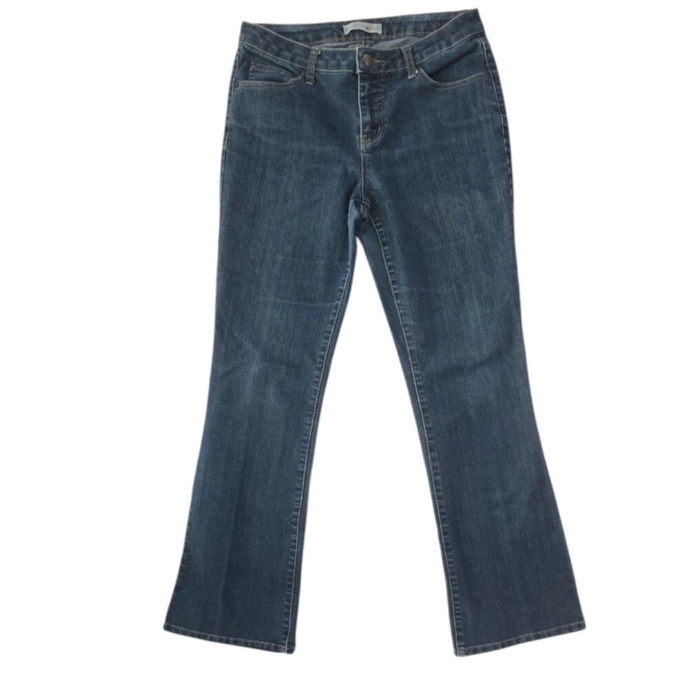Vintage Fashion Bug Size 10 Bootcut Jeans Dark Wash Blue Mid Rise